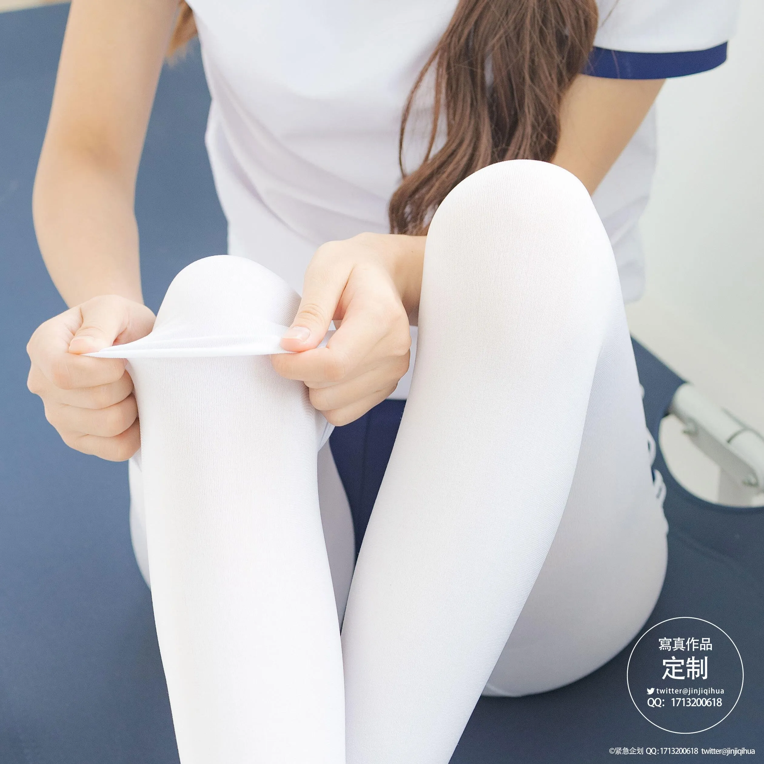 紧急企划 – NO.04 一只喵喵梓 白丝体操服 [70P]插图7
